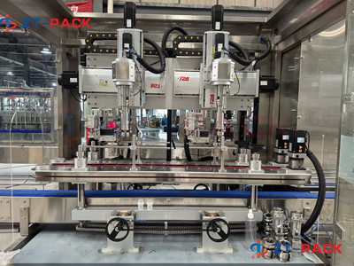 Automatic Tracking Two-Head Capping Machine